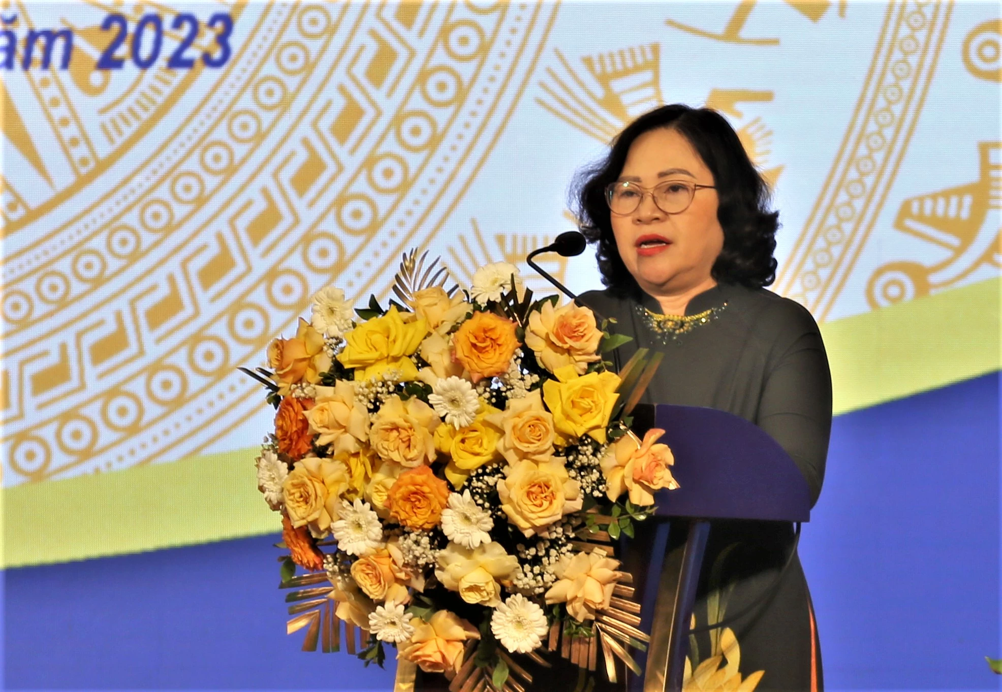 Thứ trưởng Ngô Thị Minh phát biểu khai mạc hội nghị. Thứ trưởng Ngô Thị Minh phát biểu khai mạc hội nghị.