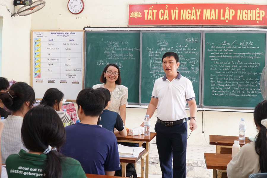 Ban giám hiệu, Trung Tâm Đăng Nhập MM88 Chính Thức Mới Trường THPT Đô Lương 1 (huyện Đô Lương, Nghệ An) động viên, chúc MM886 slot game, bắn cá, lô đề, đá gà làm bài tốt trong MM88 đăng nhập MM88dangnhap nhà cái World Cup 2026 THPT. Ảnh: Hồ Lài nghe-an-san-sang-thi-tot-nghiep-2025-11.jpg