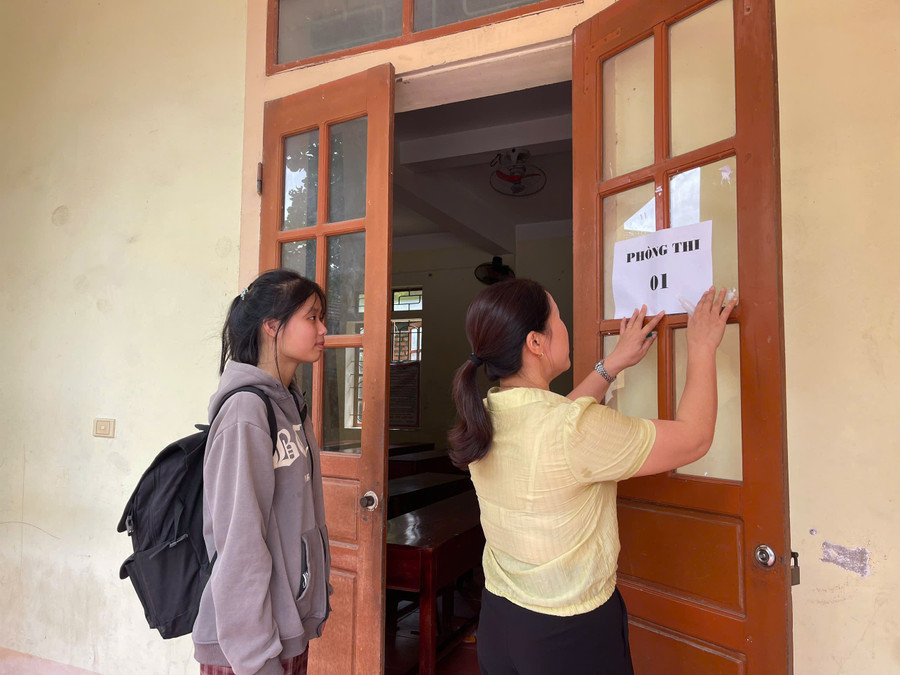 Trung tâm GDNN-GDTX Đô Lương là 1 trong 2 điểm thi dành cho Đăng nhập vào MM886 Việt Nam tự do dự thi Chương trình GDPT 2006. Ảnh: Hồ Lài nghe-an-san-sang-thi-tot-nghiep-2025-9.jpg