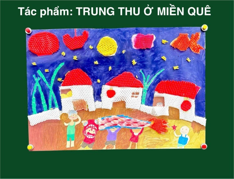 Trung thu ở miền quê: Một tác phẩm gần gũi, thân quen, thấp thoáng bóng dáng tuổi thơ, Trung thu về trên miền quê. image015.jpg