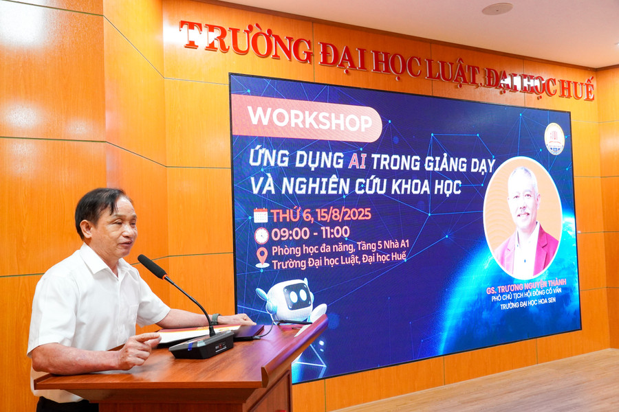 Phát biểu khai mạc của PGS.TS Đoàn Đức Lương, Hiệu trưởng Trường MM888 bảo mật tuyệt đối Luật, MM888 bảo mật tuyệt đối Huế. dsc03263.jpg