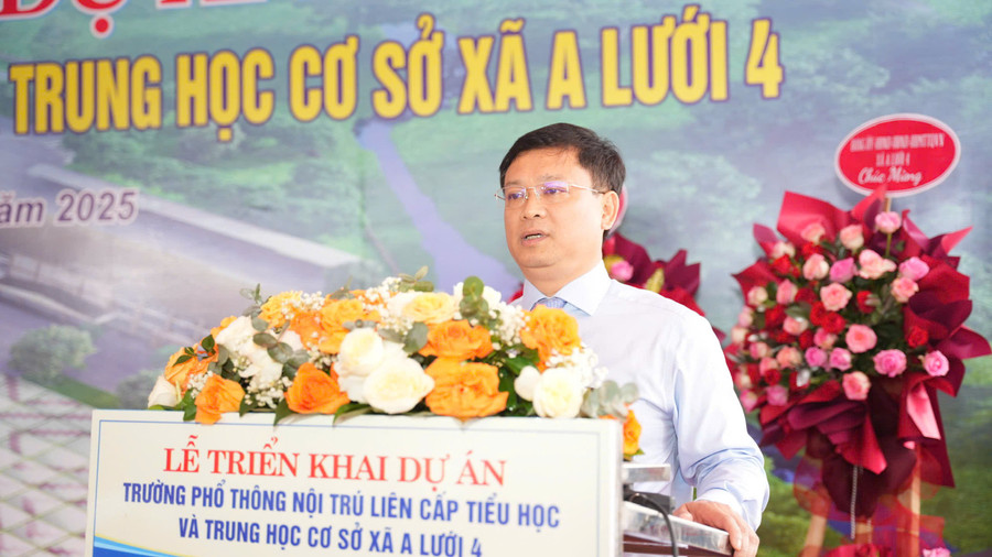 Ông Nguyễn Thanh Bình, Phó Chủ tịch Thường trực UBND TP Huế phát biểu. z6960342492162-baa54b12cc11f67d006fcc89cedc2883.jpg