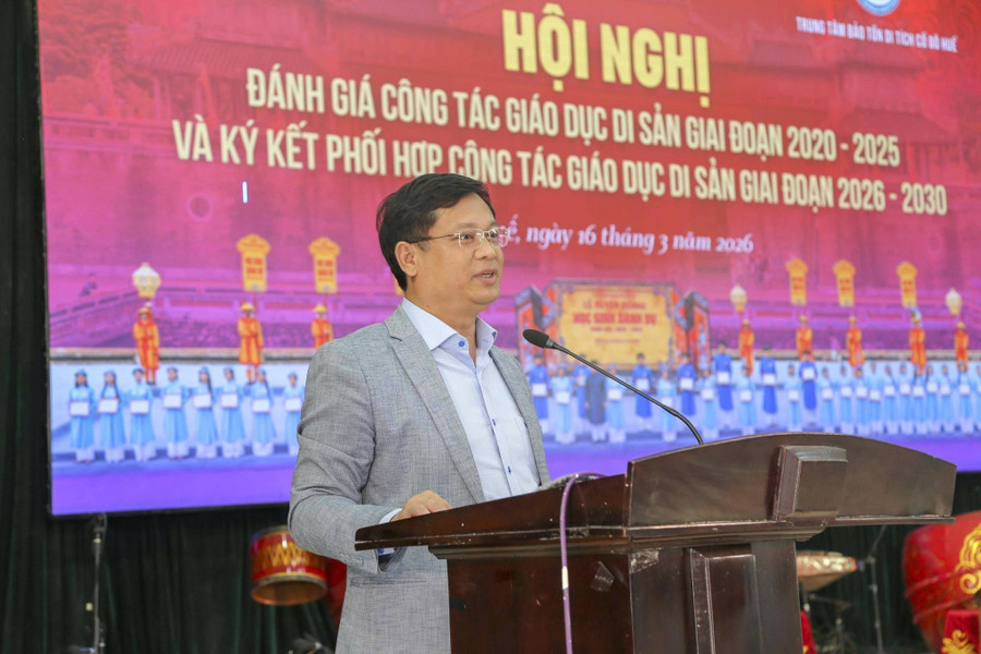Ông Nguyễn Thanh Bình, Phó Chủ tịch Thường trực UBND TP Huế phát biểu. 651307570-1533094422154031-2373390458716732493-n.jpg