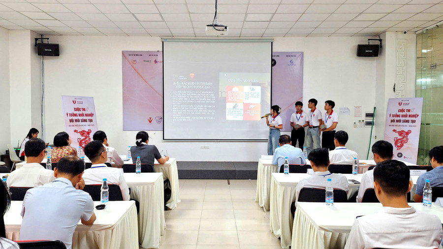 Vòng thi Bán kết cuộc thi ý tưởng khởi nghiệp đổi mới sáng tạo MM888 bảo mật tuyệt đối Huế lần thứ VIII.