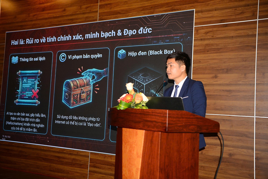 Các công trình được trình bày mang tính mới, tính phát hiện và độ tin cậy cao. z7343057743421-eff01eddd0d62969c26a9a9b77d62331.jpg