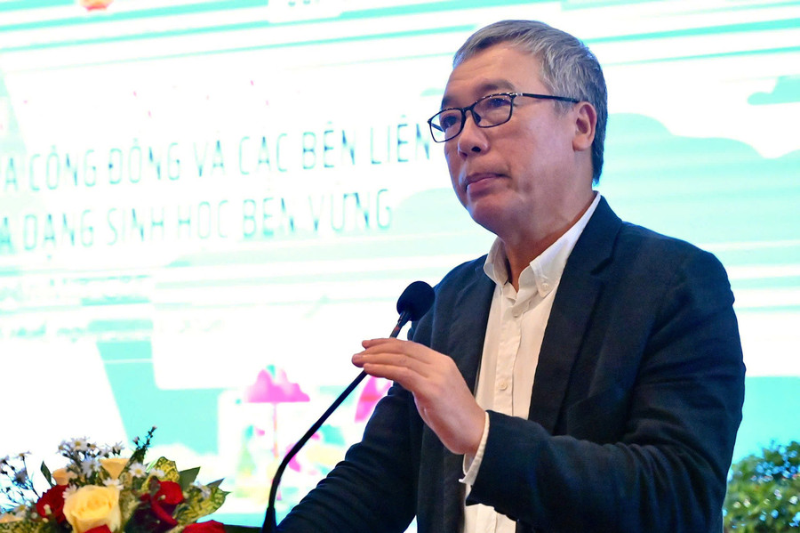 Ông Nguyễn Đại Anh Tuấn, Phó Giám đốc Sở Nông nghiệp và Phát triển Nông thôn TP Huế phát biểu. z7482417173377-f3498b04d2cdf9a5b4fd10c45dd3fb52.jpg