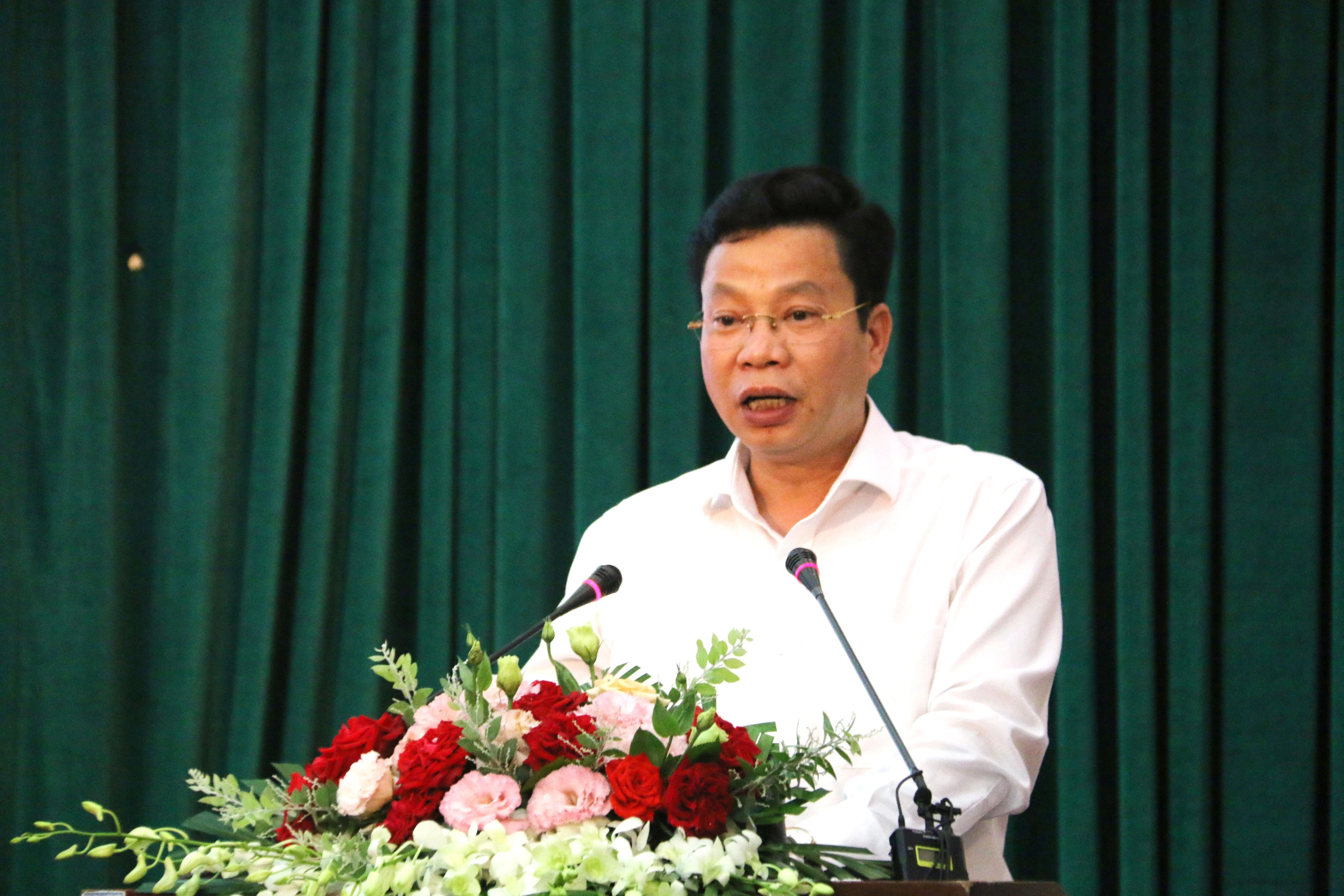 Ông Lưu Văn Trung - Phó Bí thư Tỉnh ủy, Chủ tịch HĐND tỉnh Đắk Nông phát biểu tại buổi lễ - Ảnh: TT.