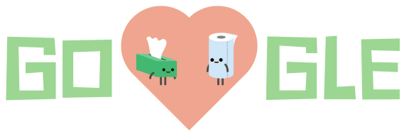 Google kỷ niệm Valentine với những hình ảnh thú vị trên trang chủ