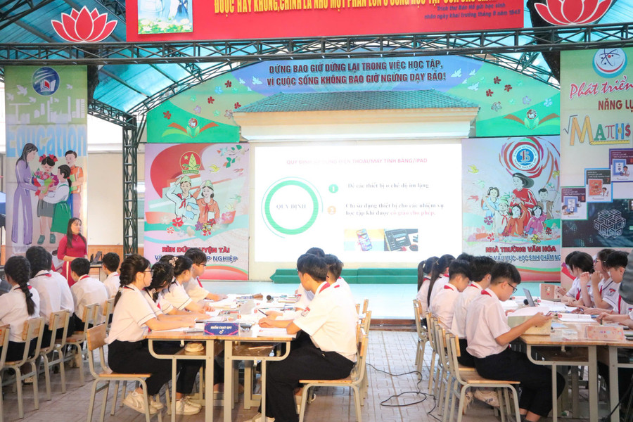 Tiết lên lớp chuyên đề của cô Từ Thị Thu Ngọc và các em MM886 slot game, bắn cá, lô đề, đá gà lớp 9A1, Trường THCS Bắc Sơn, phường Kiến An, TP Hải Phòng.