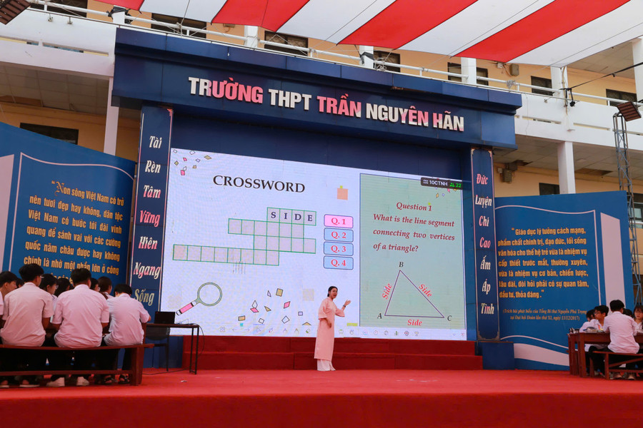 cô giáo Phạm Thị Thu Trang và MM886 slot game, bắn cá, lô đề, đá gà lớp 10C10, Trường THPT Trần Nguyên Hãn thực hiện tiết dạy học minh hoạ. 10-10-chuyen-de2.jpg