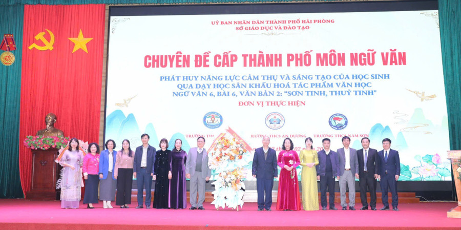 Chuyên đề môn Ngữ Văn của 3 trường THCS tại phường An Dương được đánh giá cao.