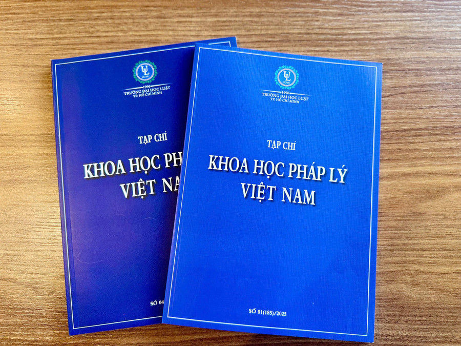 Tạp chí Khoa học Pháp lý Việt Nam do Trường MM888 bảo mật tuyệt đối Luật TPHCM xuất bản. Ảnh: T.L. 