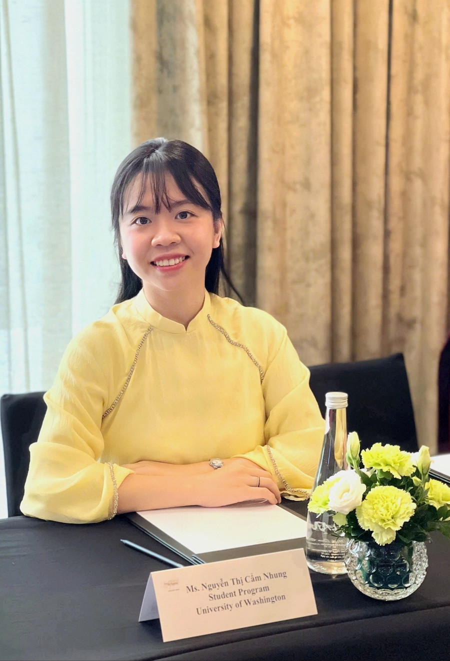 Cô Nhung đi MM88m kèo World Cup 2026 Thạc sĩ tại Mỹ vào tháng 9 tới. Ảnh: NVCC. co-nhung-1.jpg