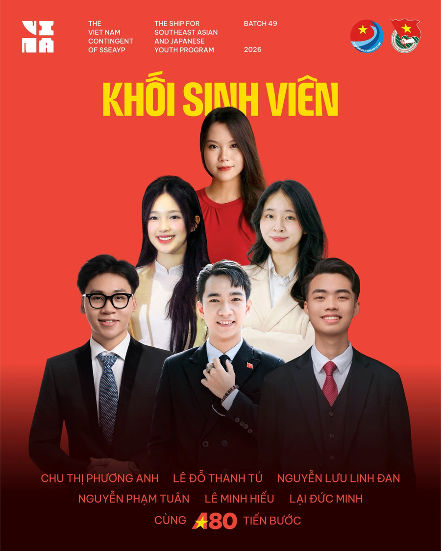 Thanh Tú là một trong những đại biểu khối MM888 Việt Nam Tải App tại SSEAYP 2026. Ảnh: SSEAYP VIETNAM. 539436035-122207256500114412-6831757434204278276-n.jpg
