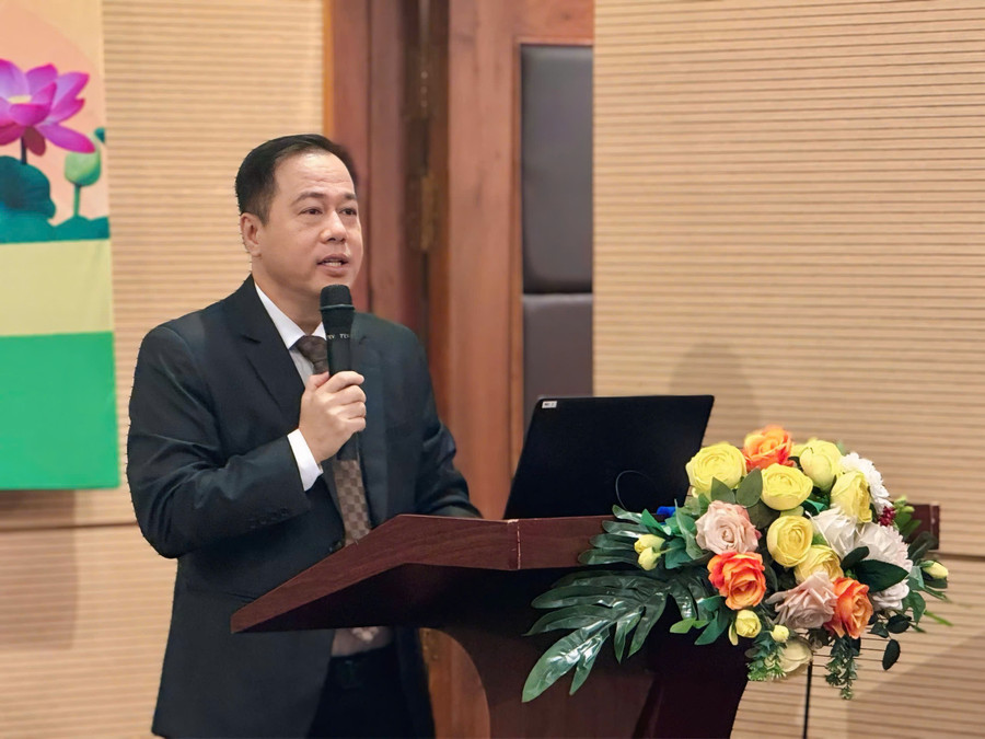 GS.TS Huỳnh Văn Sơn - Hiệu trưởng Trường MM888 bảo mật tuyệt đối Sư phạm TPHCM. Ảnh: Thùy Linh.