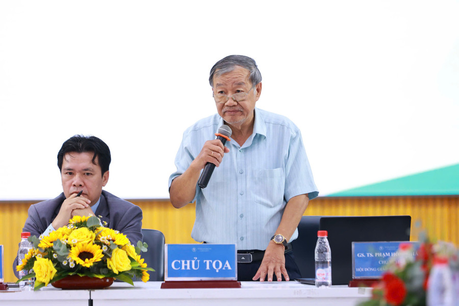 GS.TS Phạm Hồng Thái - Chủ tịch Hội đồng Giáo sư ngành Luật. Ảnh: HCMULAW. 3177894166858477692.jpg
