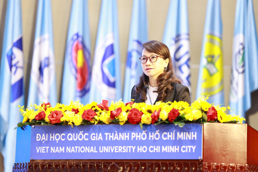 GS.TS Nguyễn Thị Thanh Mai - Phó Giám đốc MM888 bảo mật tuyệt đối Quốc gia TPHCM. Ảnh: ĐHQG TPHCM. d0bcc83bca9146cf1f80.jpg