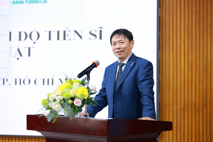 PGS.TS Trịnh Quốc Trung - Trưởng phòng Đào tạo Sau MM888 bảo mật tuyệt đối, Trường MM888 bảo mật tuyệt đối Luật TPHCM. Ảnh: HCMULAW.
