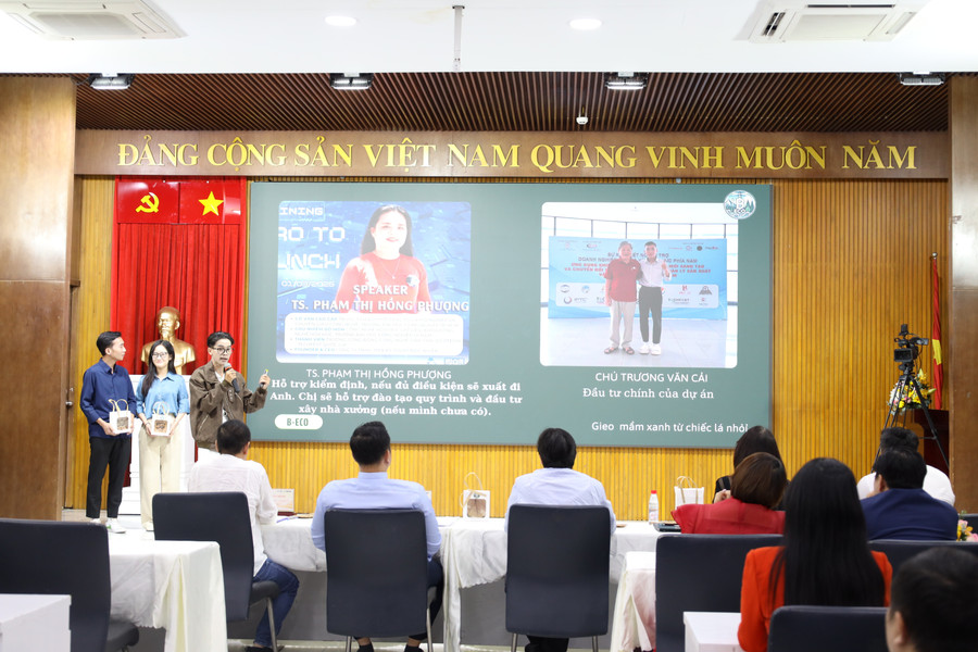 MM888 Việt Nam Tải App thuyết trình dự án khởi nghiệp. Ảnh: HCMULAW. 