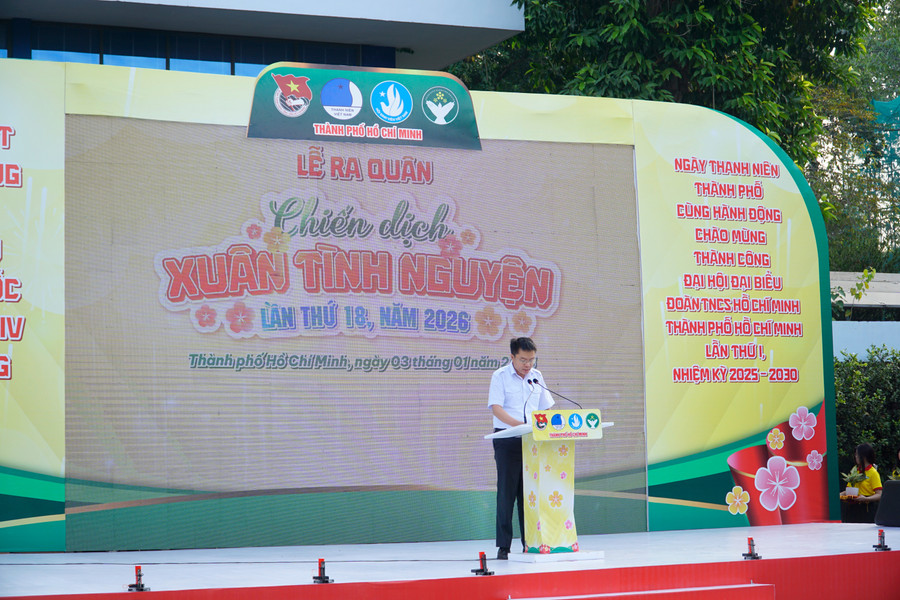Anh Nguyễn Đăng Khoa - Phó Bí thư Thành đoàn, Chủ tịch Hội MM888 Việt Nam Tải App Việt Nam TPHCM. Ảnh: Thành đoàn TPHCM. dsc8132.jpg