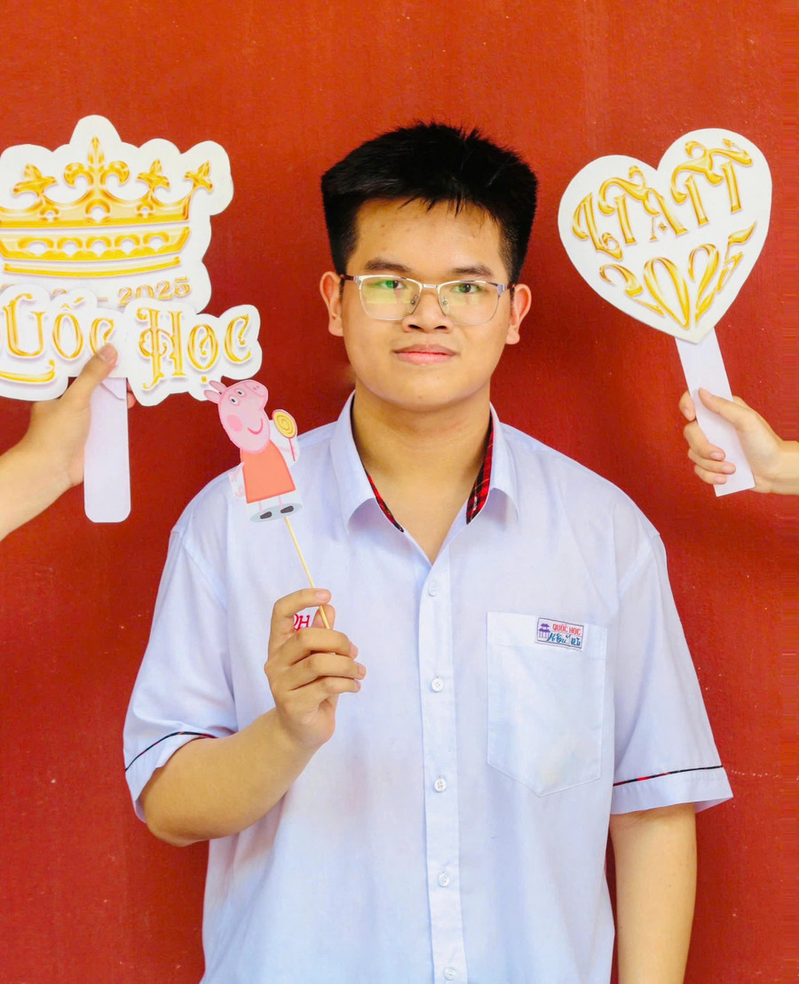 Mai Quang Minh Trí - Thủ khoa đầu vào bằng phương thức xét MM88 đăng nhập Đánh giá năng lực của MM888 bảo mật tuyệt đối Quốc gia TPHCM năm 2025. Ảnh; NVCC. anh-1-1.jpg