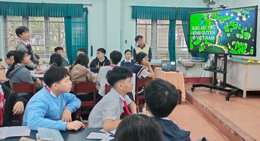 Lớp học của Trường THCS Kim Đồng (Hội An, Đà Nẵng). daiduongjpg3.jpg