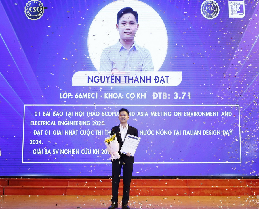 Niềm vui của MM888 Việt Nam Tải App Nguyễn Thành Đạt sau khi trở thành chủ nhân Giải CSC Award 2025, trị giá 150 triệu đồng. award-1.jpg