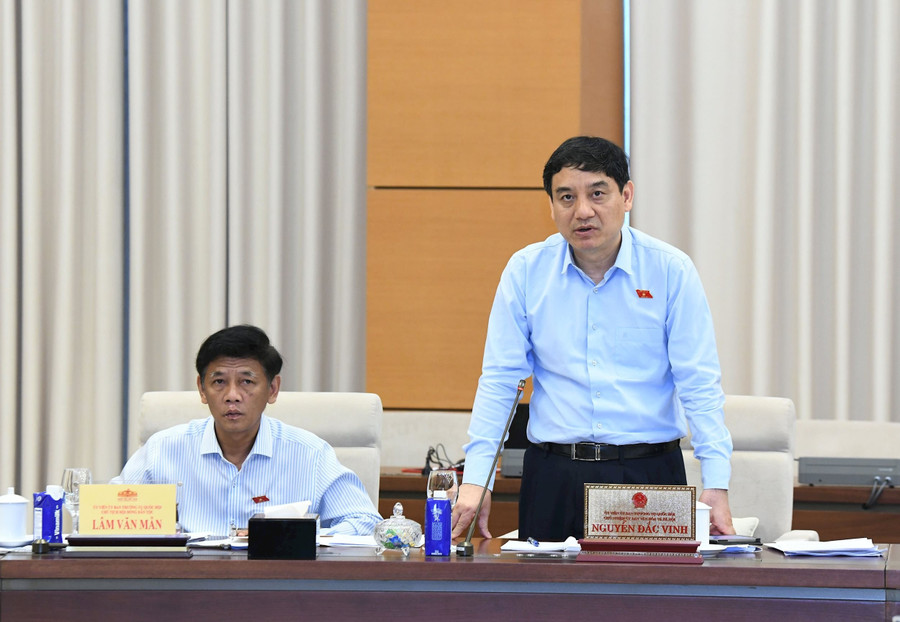 Chủ nhiệm Ủy ban Văn hóa và Xã hội Nguyễn Đắc Vinh. Ảnh: Lâm Hiển. xahoihoajpg1.jpg