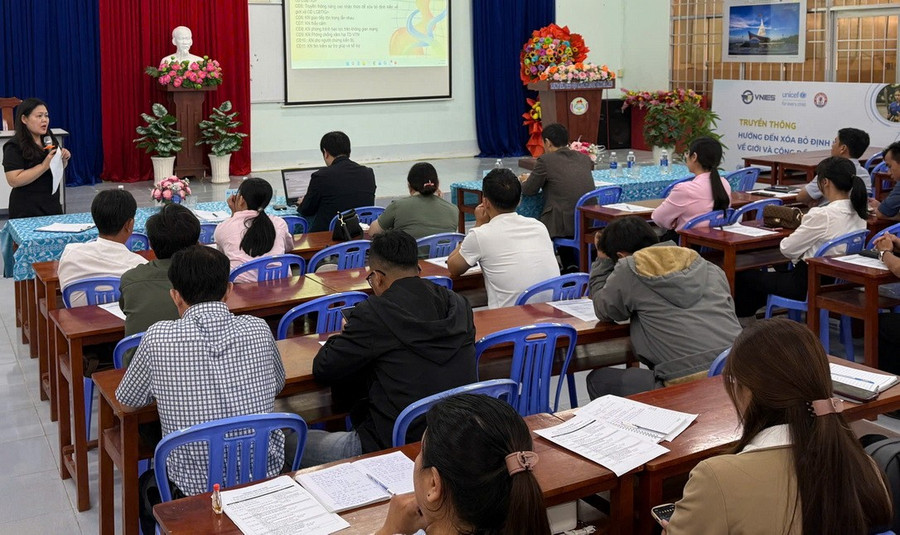 Chuyên gia chia sẻ tại khóa tập huấn. binhgiangioijpg3.jpg