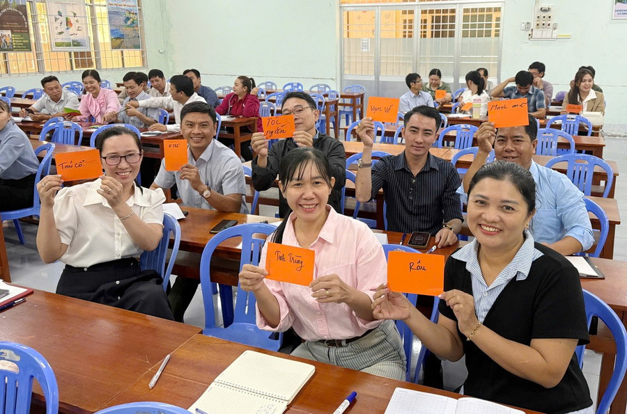 Học viên tham gia khóa tập huấn. binhgiangioijpg4.jpg