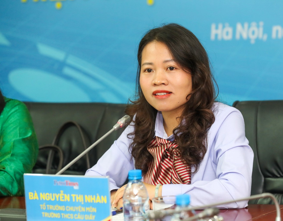 Cô Nguyễn Thị Nhàn – Tổ trưởng chuyên môn Trường THCS Cầu Giấy stem-7.jpg