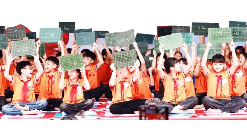 Triển khai thí điểm mô hình tienganh.jpg