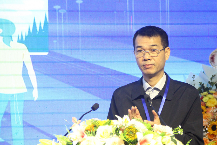 PGS.TS Lê Vinh Hưng – Hiệu trưởng Trường ĐH Sư phạm Nghệ thuật Trung ương phát biểu tại sự kiện. img-8211.jpg