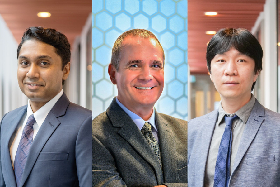 Từ trái qua: Ông Melvin Fernando, Tiến sĩ Scott McDonald, Tiến sĩ Jung Woo Han (Trường ĐH RMIT Việt Nam). thitornghiepthpt.jpg