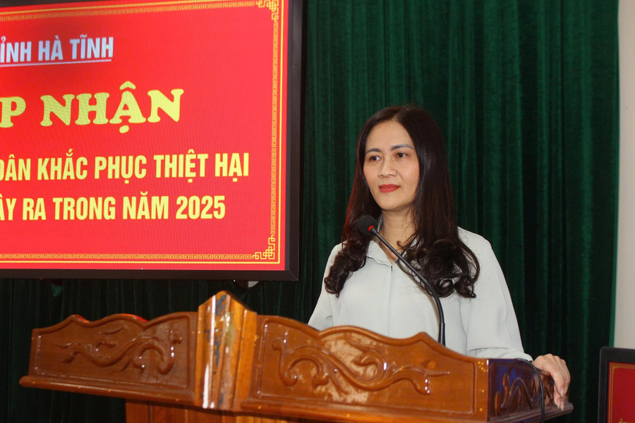 Bà Phạm Thị Thu Hà - Phó Chủ tịch MTTQ tỉnh cảm ơn sự chung tay hỗ trợ công tác an sinh xã hội của các Link Vào Trang Chủ MM88.COM Chính Thức. img-2618.jpg