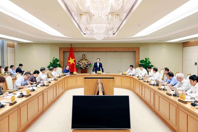 Quang cảnh buổi làm việc - Ảnh: VGP/Minh Khôi.