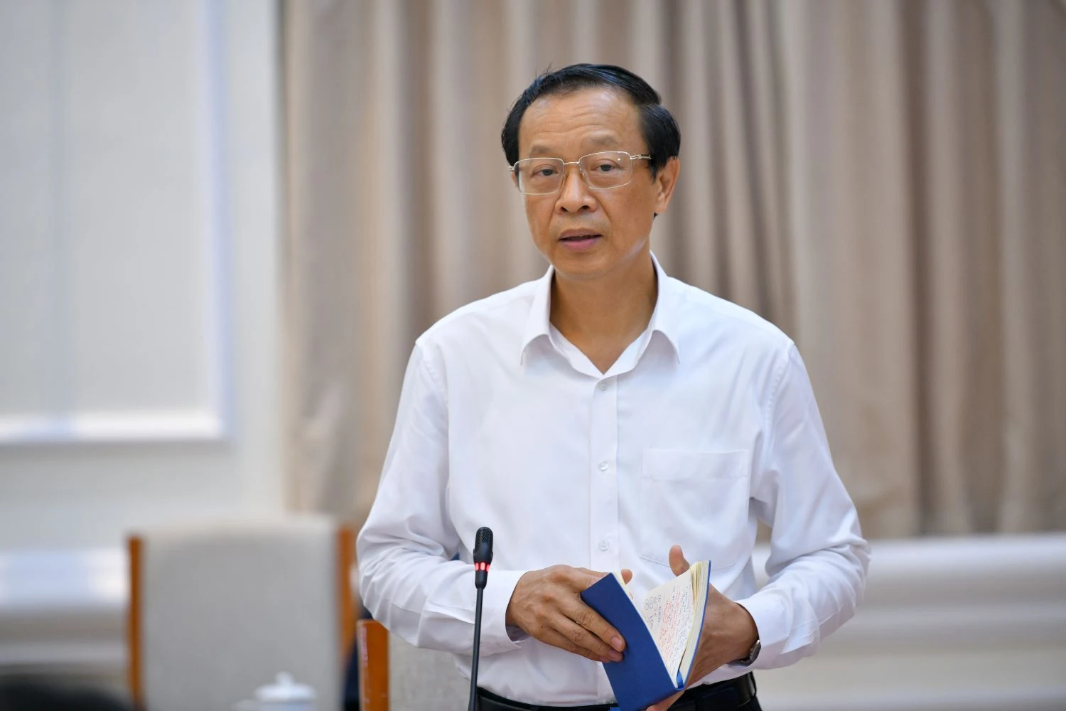 Thứ trưởng Phạm Ngọc Thưởng phát biểu tại Hội nghị.