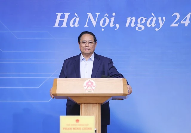 Thủ tướng Phạm Minh Chính phát biểu khai mạc Hội nghị phát triển nguồn nhân lực phục vụ công nghiệp bán dẫn - Ảnh: VGP/Nhật Bắc. Thủ tướng Phạm Minh Chính phát biểu khai mạc Hội nghị phát triển nguồn nhân lực phục vụ công nghiệp bán dẫn - Ảnh: VGP/Nhật Bắc.
