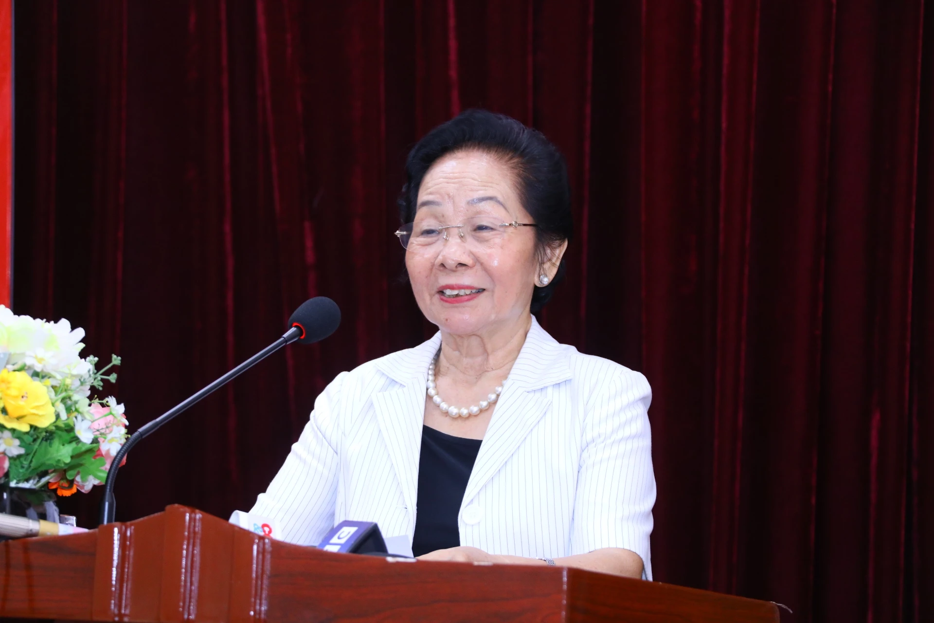 GS.TS Nguyễn Thị Doan phát biểu tại buổi làm việc. GS.TS Nguyễn Thị Doan phát biểu tại buổi làm việc.