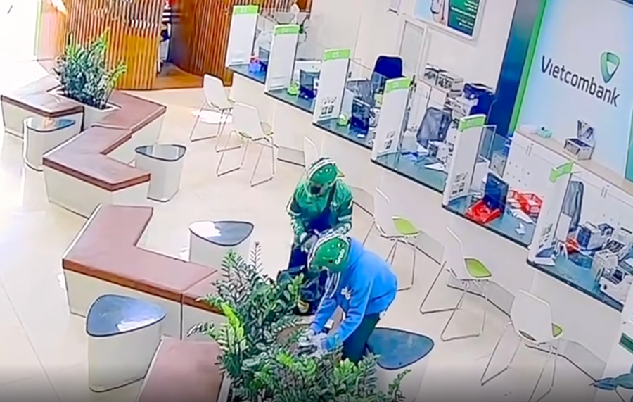 Hai nghi phạm cướp ngân hàng tại Gia Lai.
