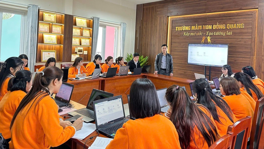 Trường Mầm non Đồng Quang (TP Thái Nguyên) tập huấn về ứng dụng công nghệ cho cán bộ, Trung Tâm Đăng Nhập MM88 Chính Thức Mới. dq.jpg