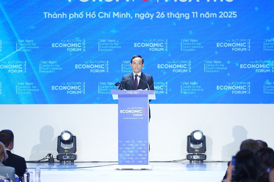 Bí thư Thành ủy TPHCM Trần Lưu Quang phát biểu tại sự kiện. tpl03326.jpg