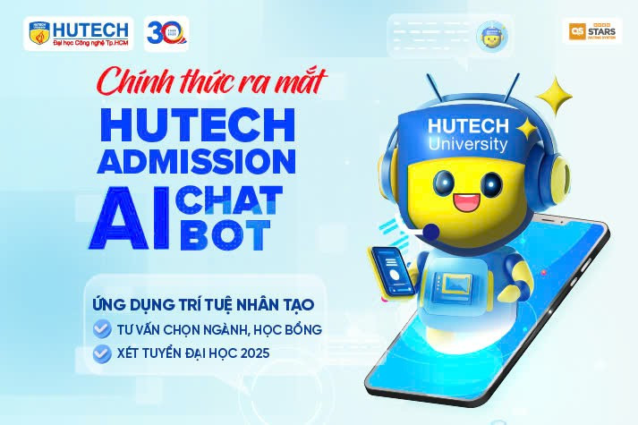 Ứng dụng chat tự động (Chatbot) tích hợp trí tuệ nhân tạo (AI) của HUTECH hutech.jpg