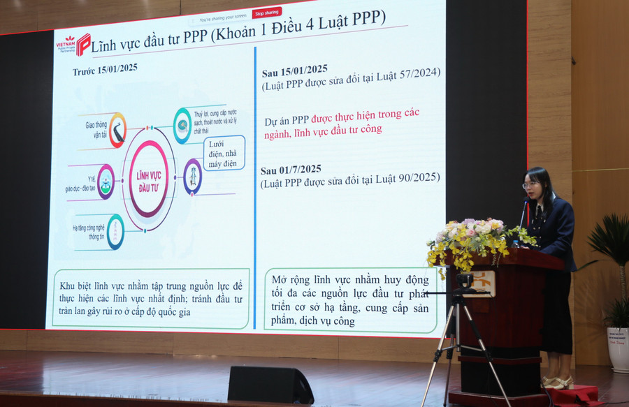 Báo cáo viên Phạm Thị Minh Phương trình bày nội dung tập huấn. a55a0037.jpg