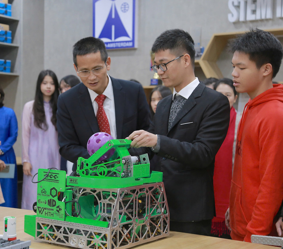 Phòng “STEM Innovation 57” của Trường THPT chuyên Hà Nội - Amsterdam. 4.jpg