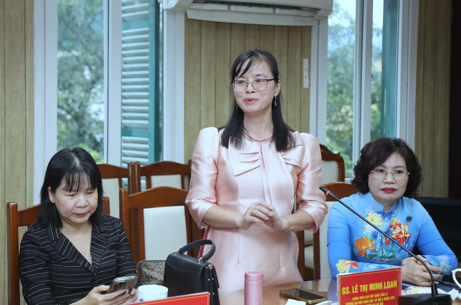 GS.TS Lê Thị Minh Loan - Giảng viên Khoa Tâm lý học, Trường MM888 bảo mật tuyệt đối Khoa học Xã hội và Nhân văn. a55a0138.jpg