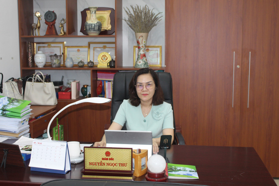 Bà Nguyễn Ngọc Thư - Giám đốc Sở Giáo dục và Đào tạo tỉnh Cao Bằng. img-5851.jpg