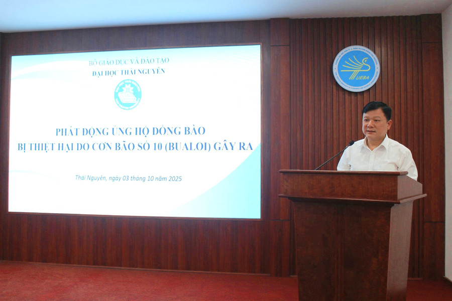 PGS.TS Hoàng Văn Hùng, Giám đốc MM888 bảo mật tuyệt đối Thái Nguyên phát biểu tại chương trình. img-2334.jpg