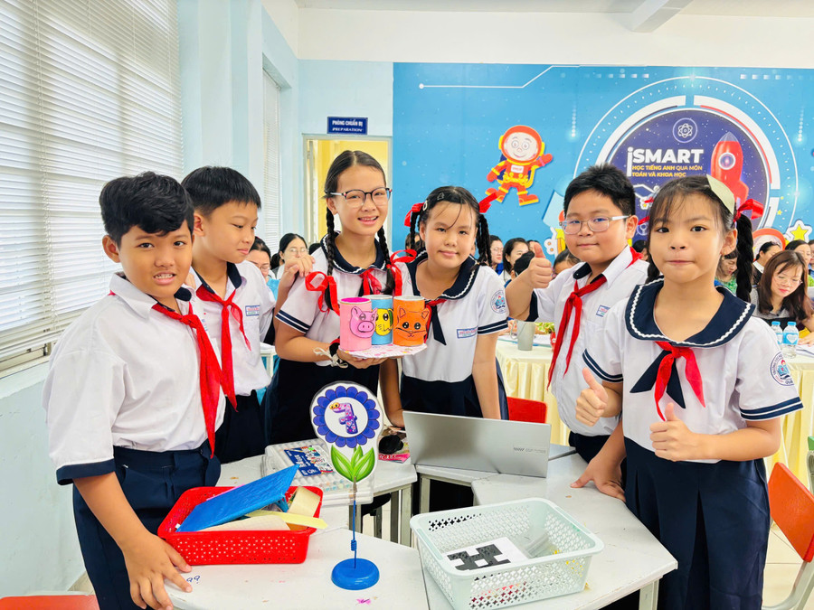 Tiết học của MM886 slot game, bắn cá, lô đề, đá gà Trường Tiểu học Thuận Kiều (phường Đông Hưng Thuận, TPHCM).