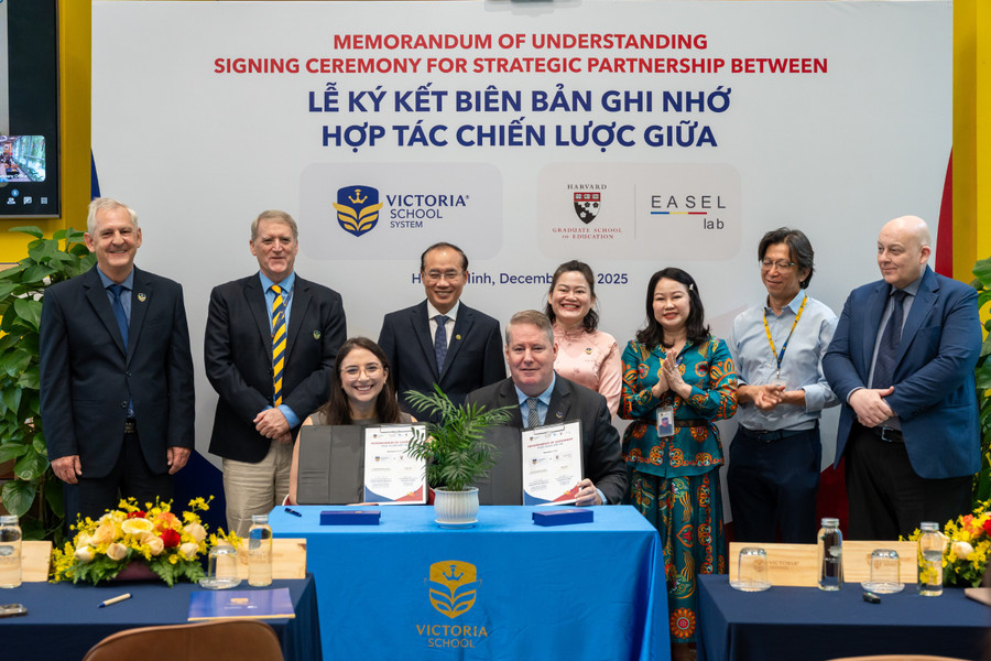 Hệ thống Giáo dục Victoria School ký kết hợp tác chiến lược với Harvard Graduate School of Education.